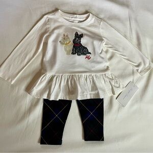 Ralph Lauren White Baby Top